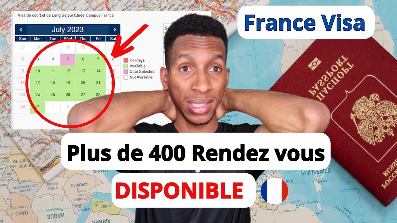 Des rendez vous enfin disponible visa France : comment prendre un rendez pour la demande de visa ?