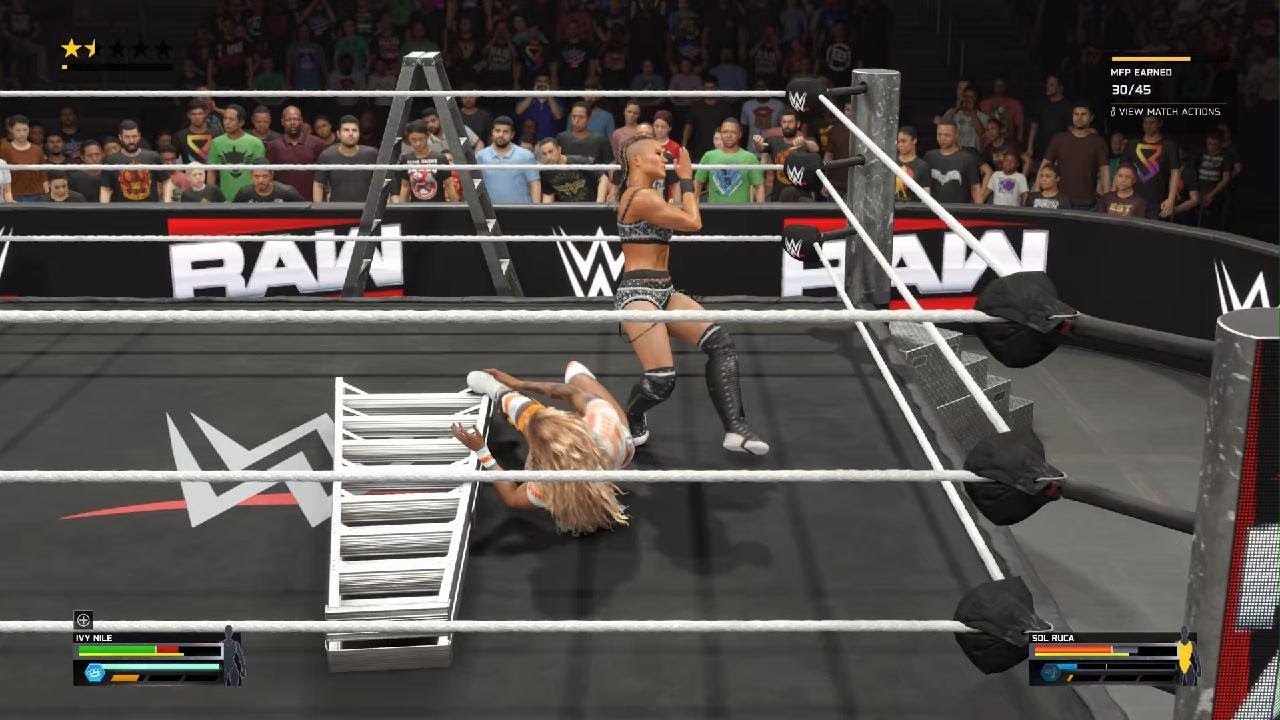 WWE 2K25: Ladder Match vs Sol Ruca