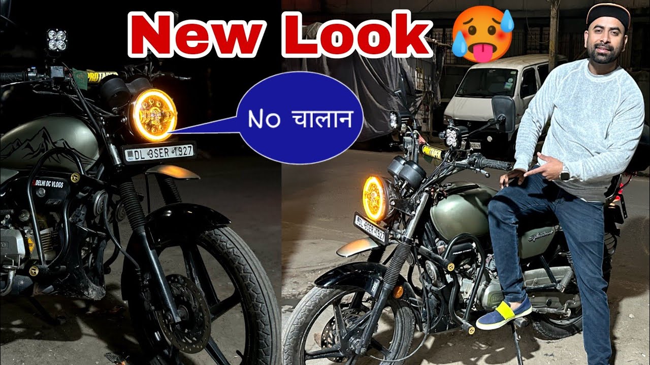 Himalayan bna diya Splendor ko 😲 | Splendor modification Shop in Delhi | #splendor #delhidcvlogs