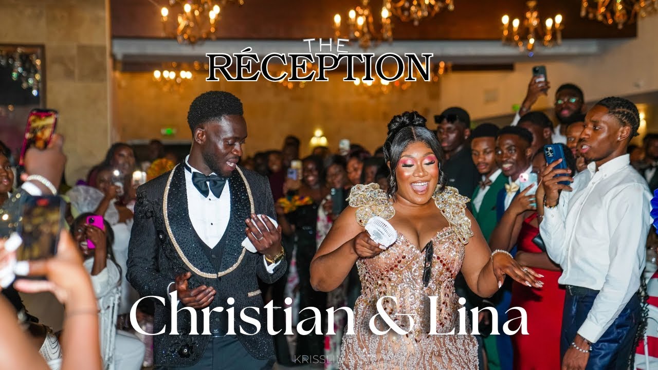 GHANAIAN  WEDDING RECEPTION  | CHRISTIAN & LINA #KRISSLINA25 | THE ROYAL WEDDING | TimeWithKrissLina