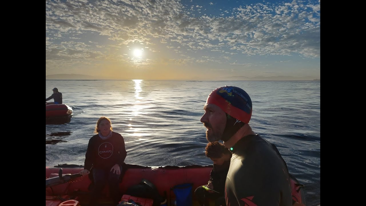 Robben Island Swim Crossing - 13C water temp