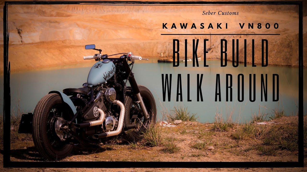 Seber Customs Kawasaki VN Vulcan 800 Bobber Build walk around
