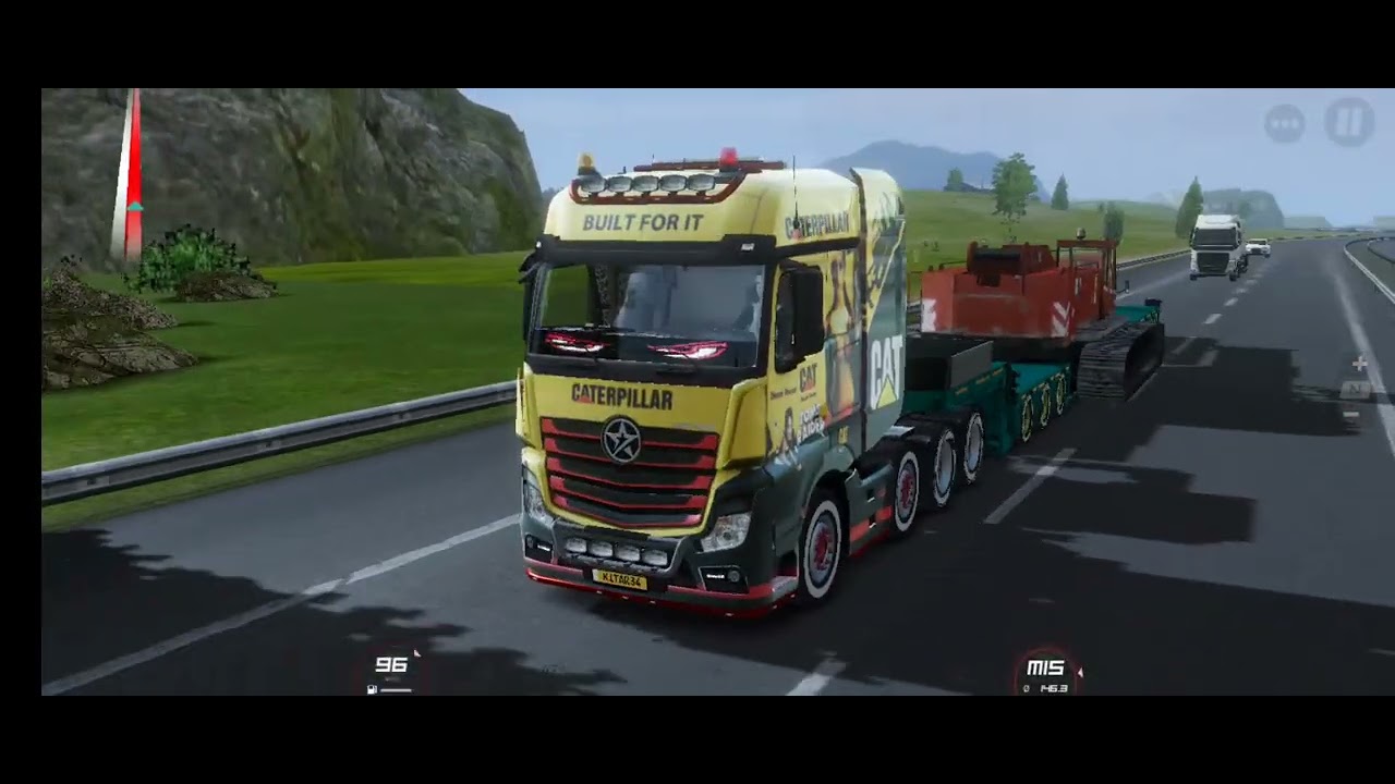 TRUCKERS OF EUROPE 3 วิวสวยงาม กับงานขวางเลน MERCEDES 750HP GAMEPLAY 