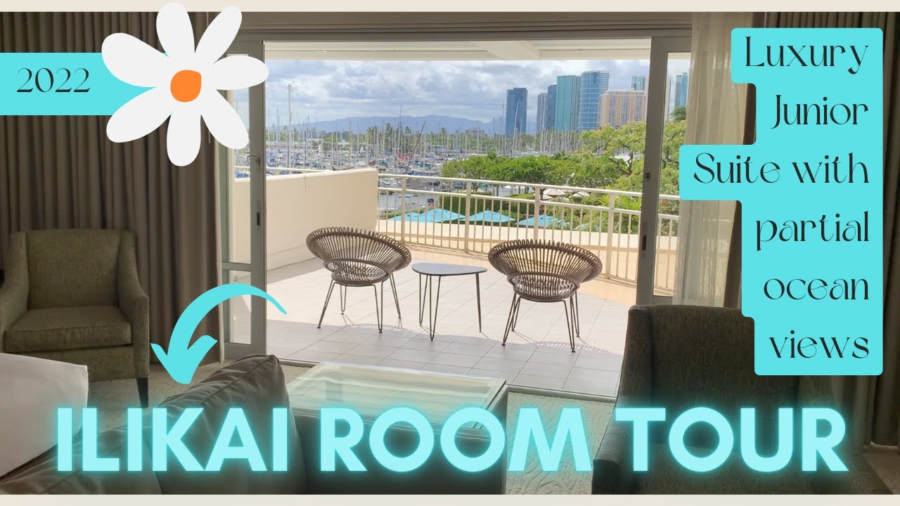 Ilikai Hotel | ROOM TOUR | Luxury Junior Suite with Partial Ocean View