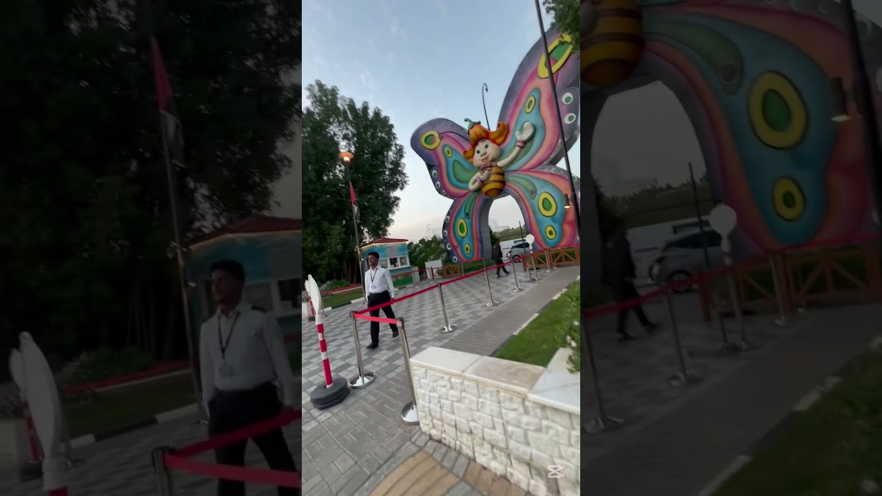 Butterfly park in Dubai people enjoy the view 🇸🇩❤️
