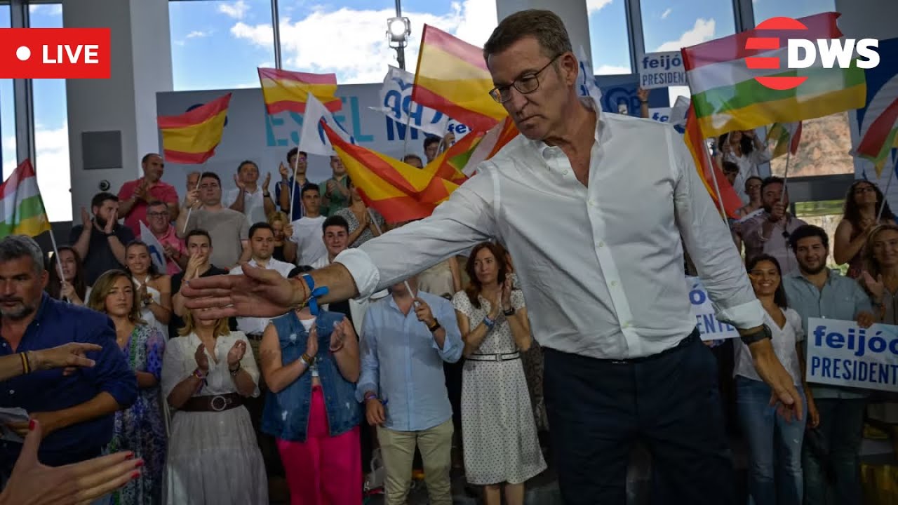LIVE: Spain Opposition Calls Mass Protest After Ex-Minister Jailed | Feijoo Demands Election | AC1Z