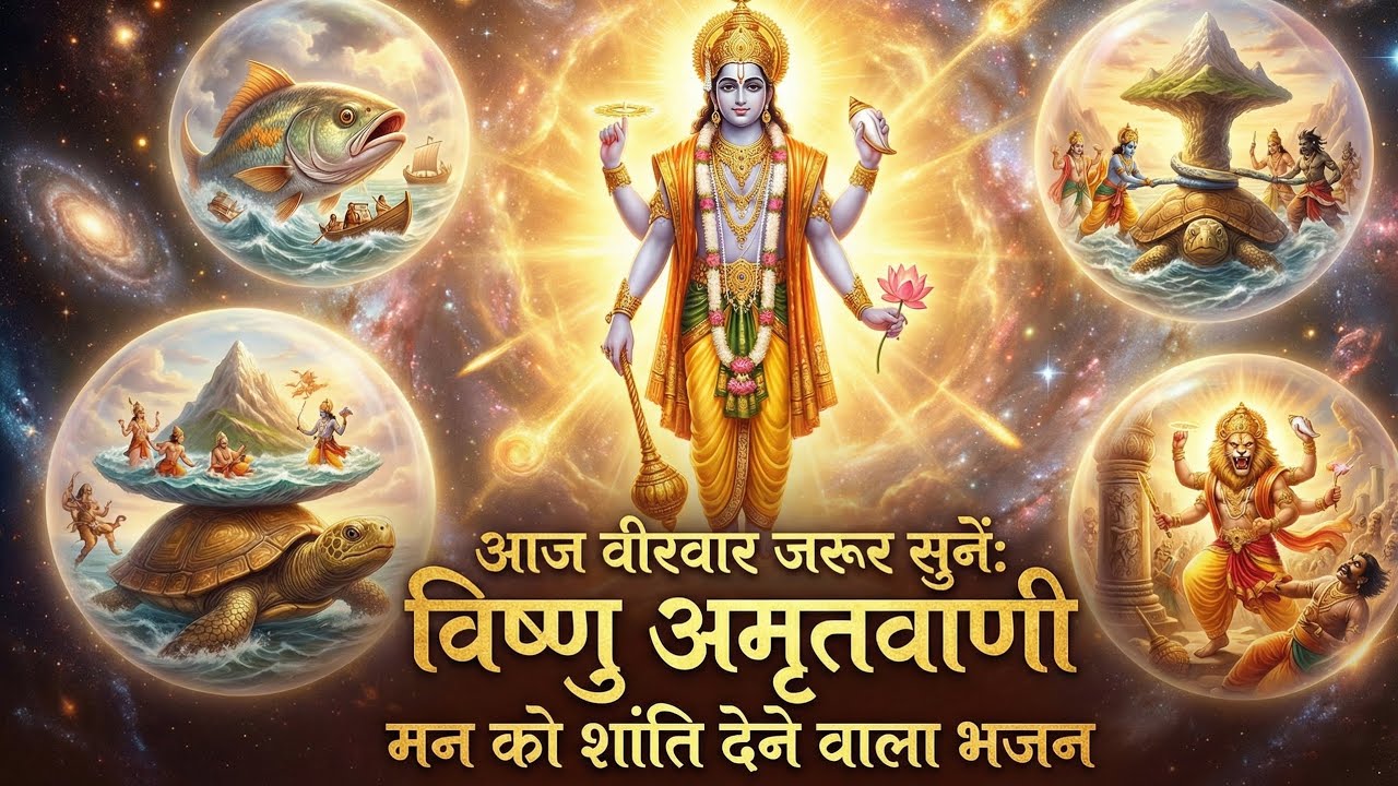 आज वीरवार के दिन यह विष्णु अमृतवाणी सुनने से सभी बिगड़े काम बन जायेंगे | Vishnu Bhajan 2026