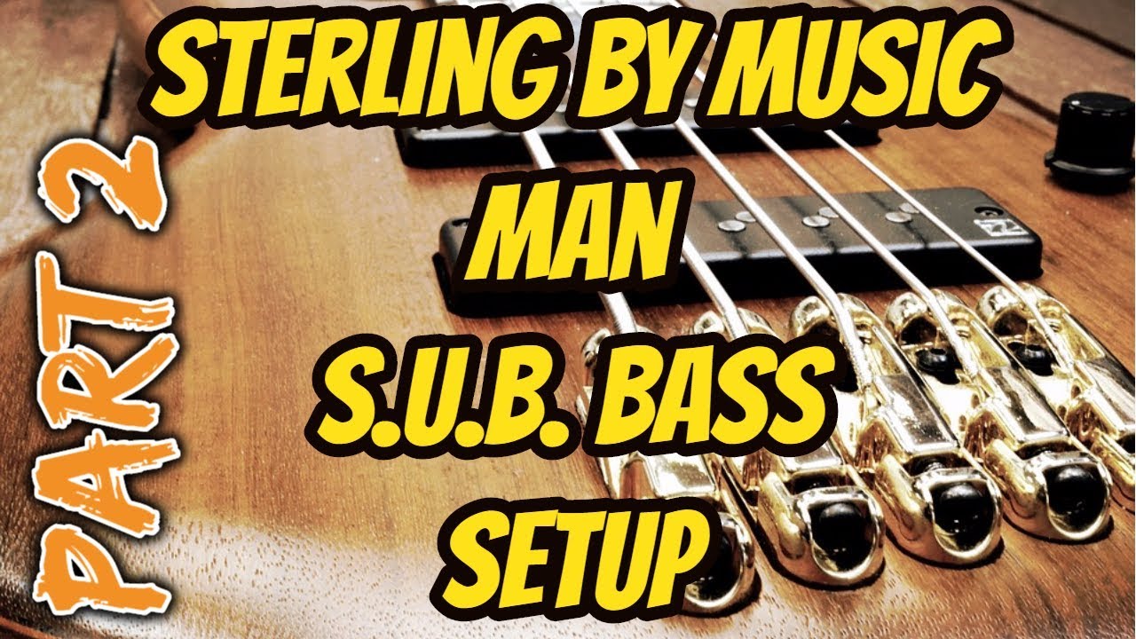 Sterling by Music Man│S.U.B. Series Ray4 Bass Setup│Part 2 - Bridge Adjustment