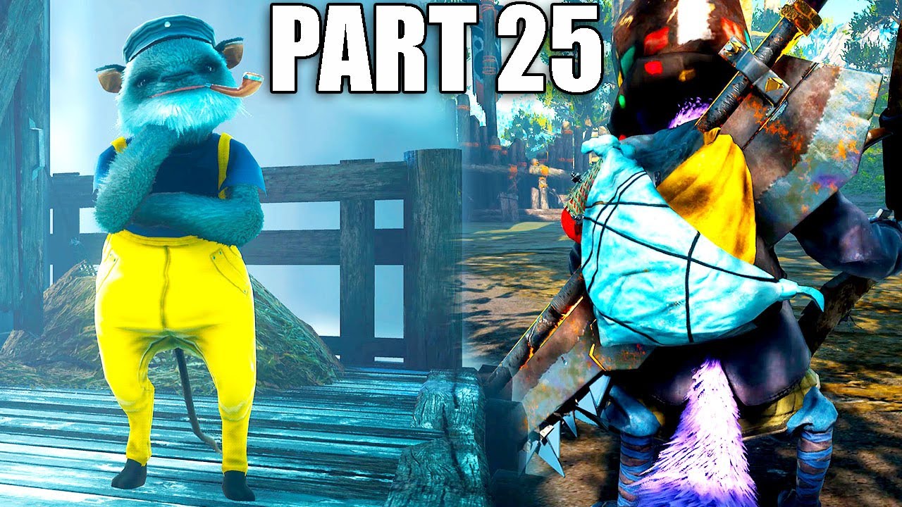 BIOMUTANT - FULL GAME Gameplay Walkthrough Part 25 - GILL AND NEW WEAPON CRAFT