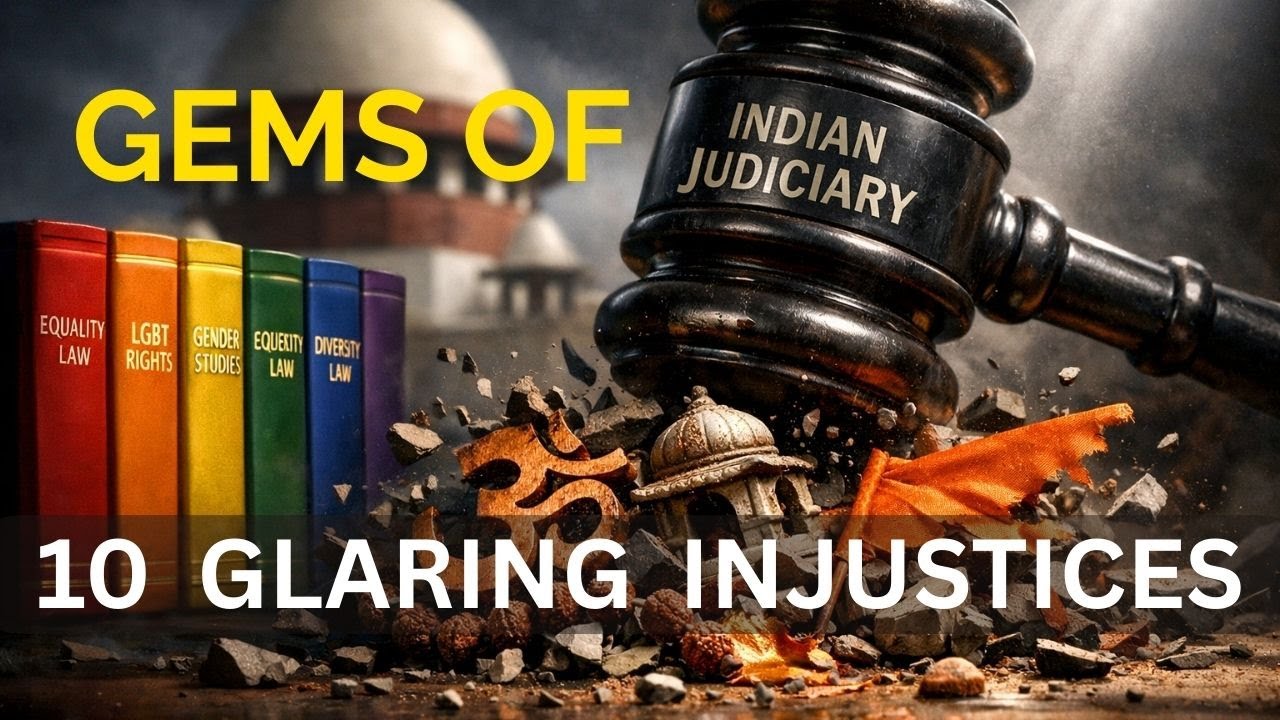Is Indian Judiciary Anti-Hindu? 10 Cases That Prove Systematic Bias #indianjudiciary