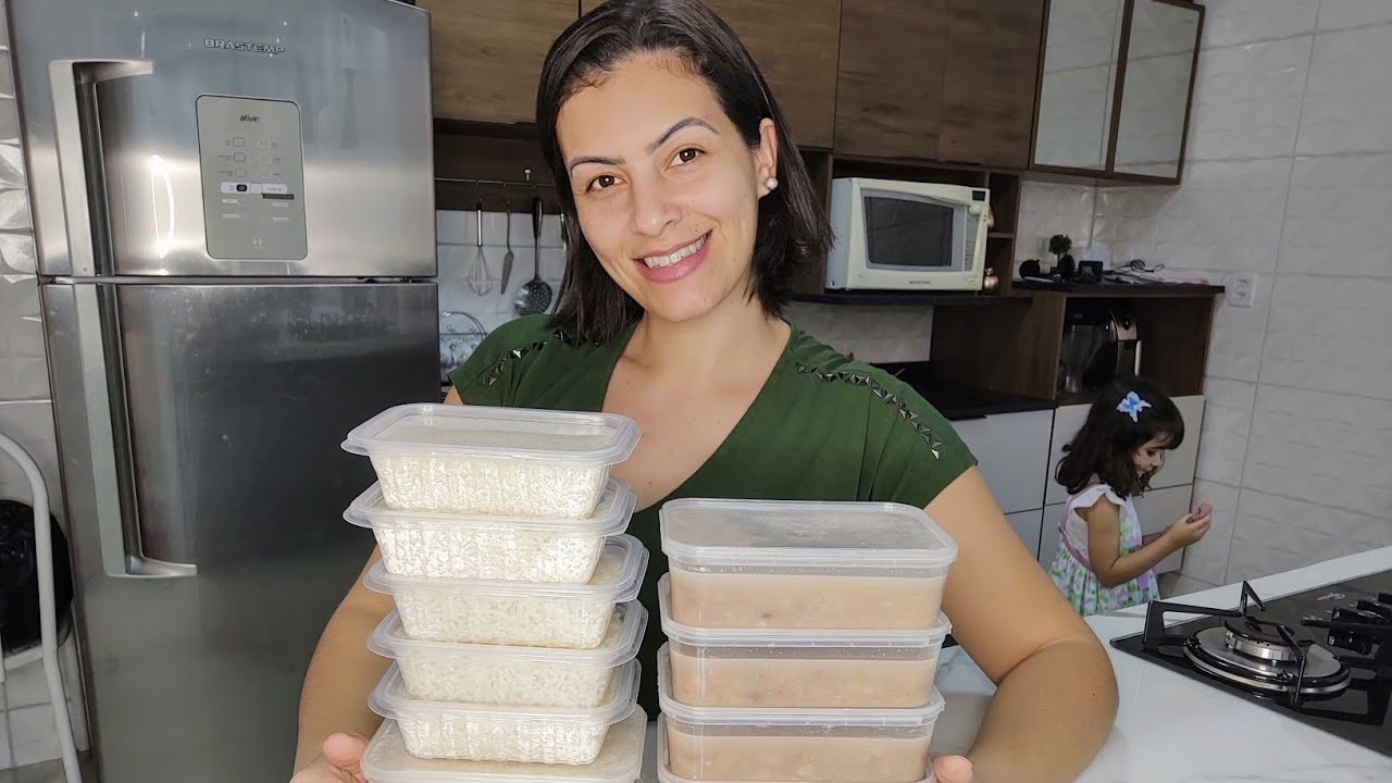 COMO FAZER ARROZ E FEIJÃO PARA A SEMANA (DICAS DE COZIMENTO E CONGELAMENTO)