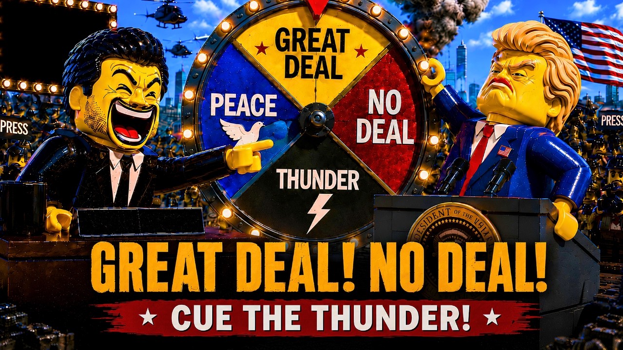 Spin the Peace Wheel Tonight | Deal or Bomb Them? (LEGO Song Rock Story)