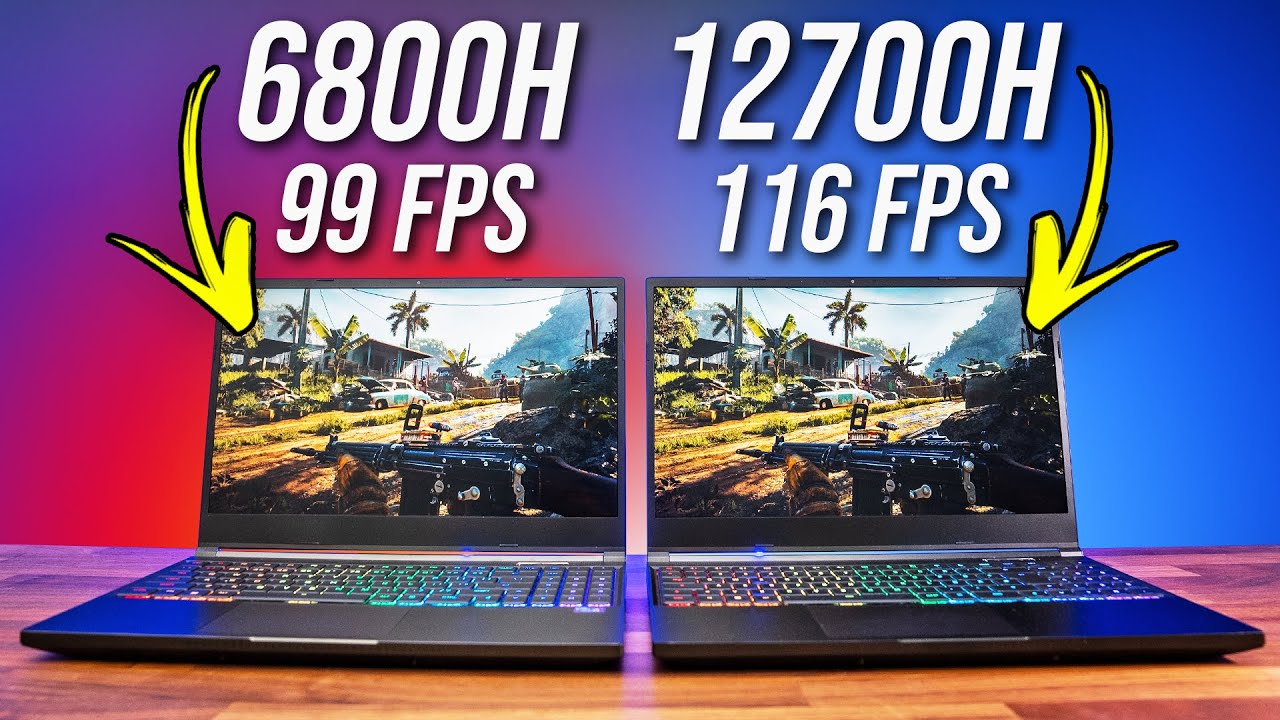AMD или Intel для игр? 6800H против 12700H в 21 игре!