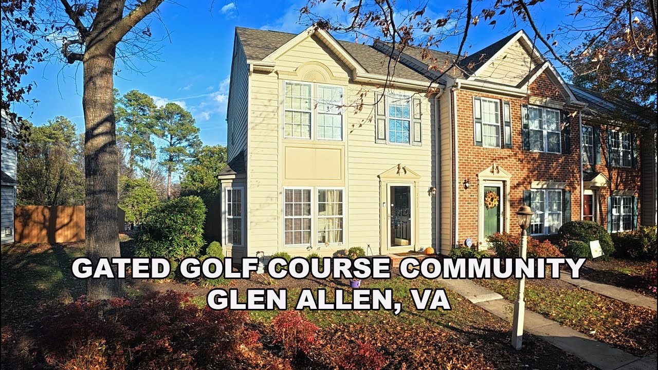 Таунхаус с тремя спальнями в жилом комплексе NICE Golf Course Community, Глен-Аллен, Вирджиния, 3...