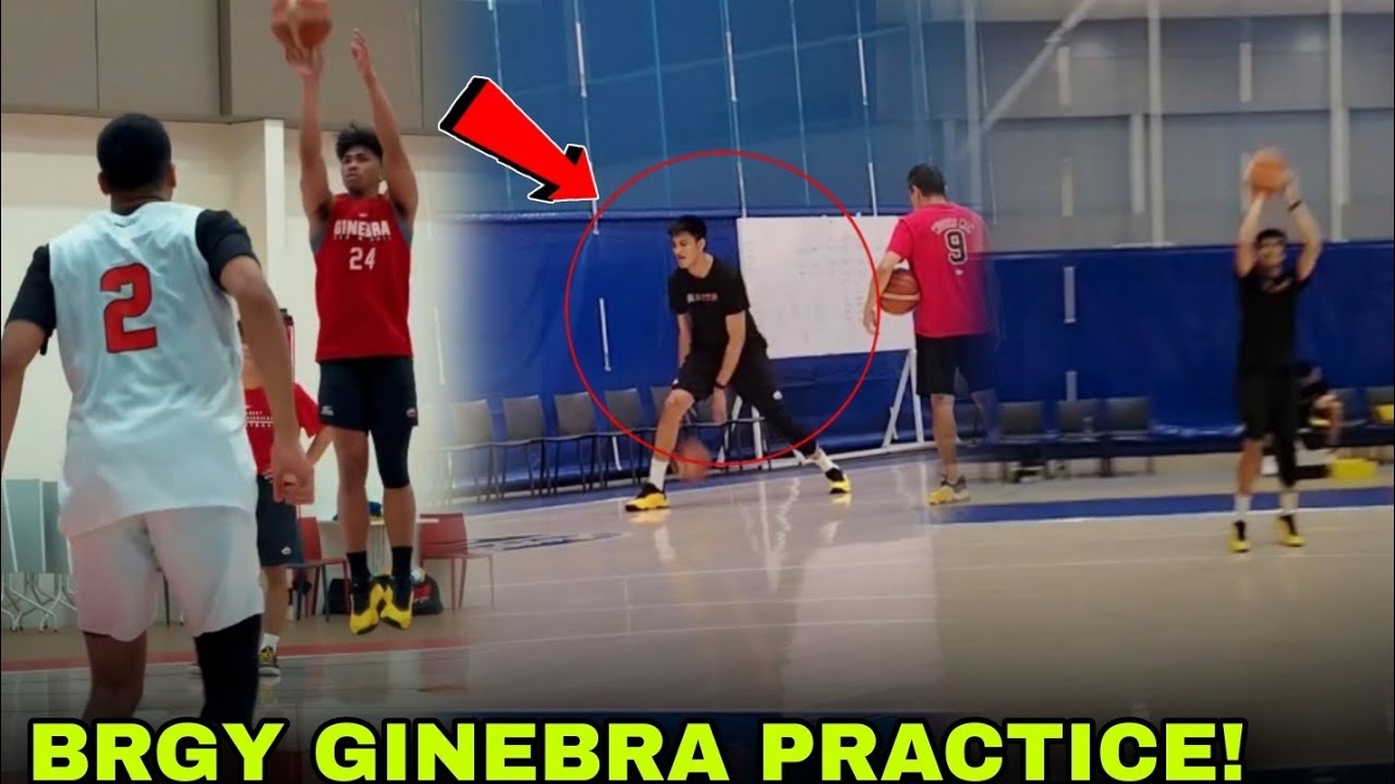 READY NA SI KEMARK CARIÑO SA KANYANG DEBUT! l BRGY GINEBRA LATEST PRACTICE l PBA 