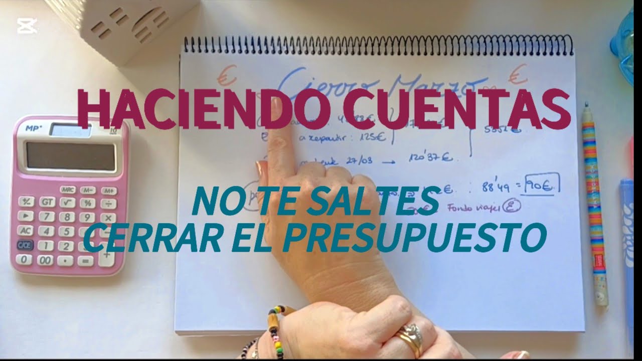 COMO ORGANIZO MIS FINANZAS PARA CERRAR EL MES DE MARZO