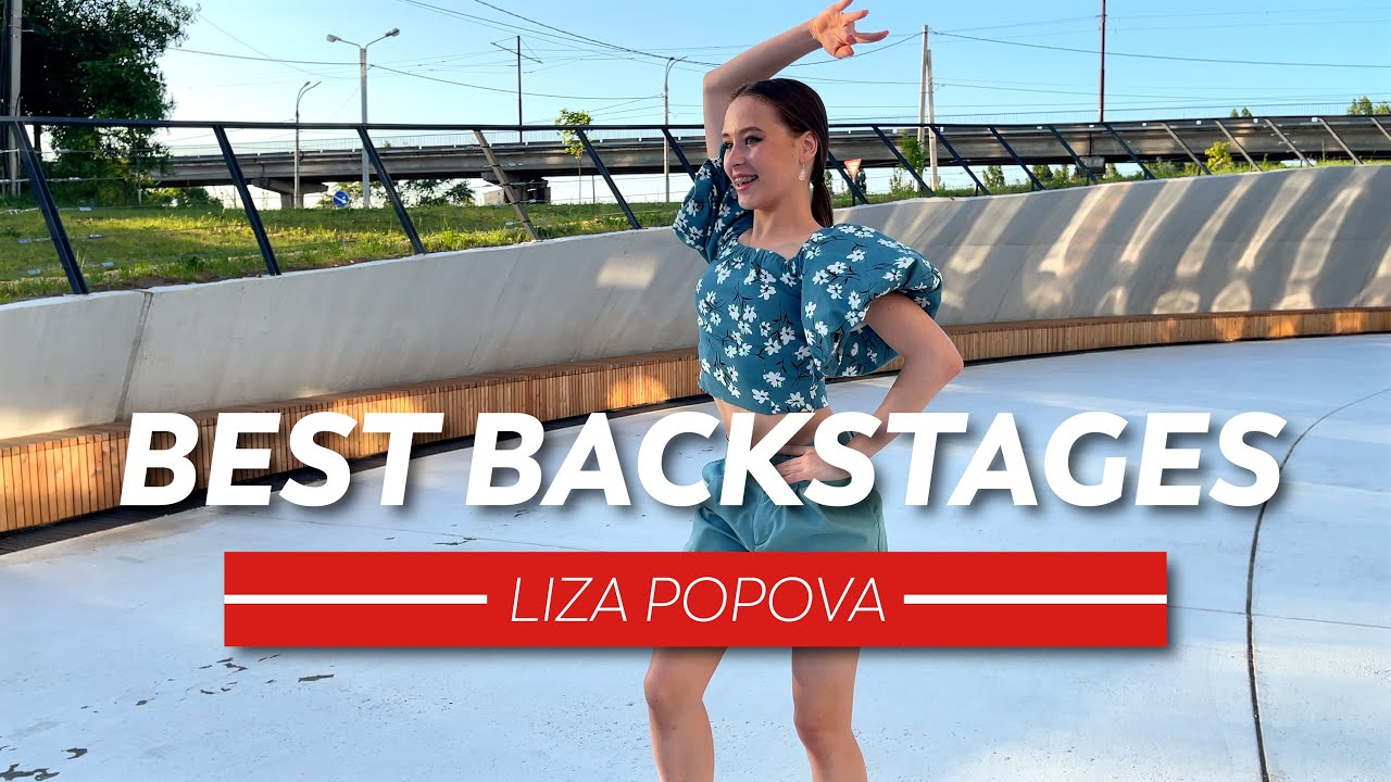 GYMNASTICS MODEL FASHION PHOTOSHOOT BACKSTAGE - ELIZAVETA POPOVA