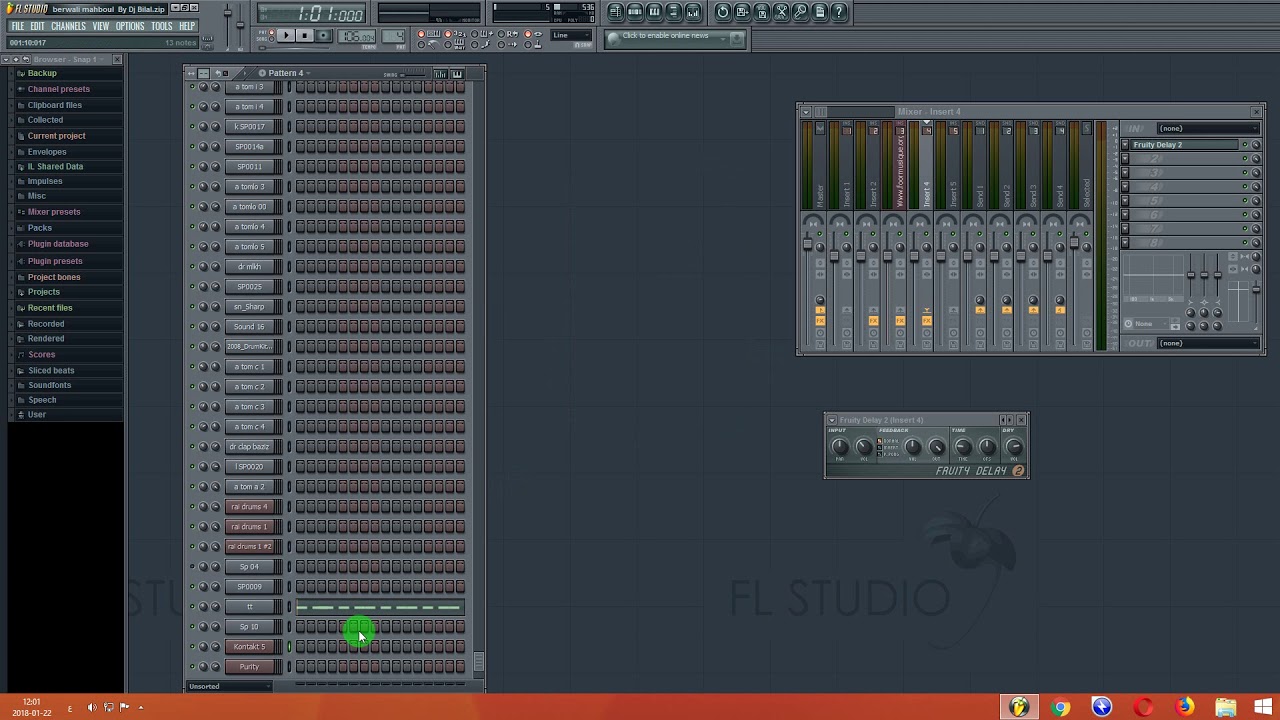 كيفية تقسيم الكلافي PC FL STUDIO