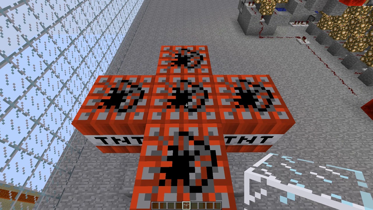 Teleporting TNT cosmicpvp cannon showcase
