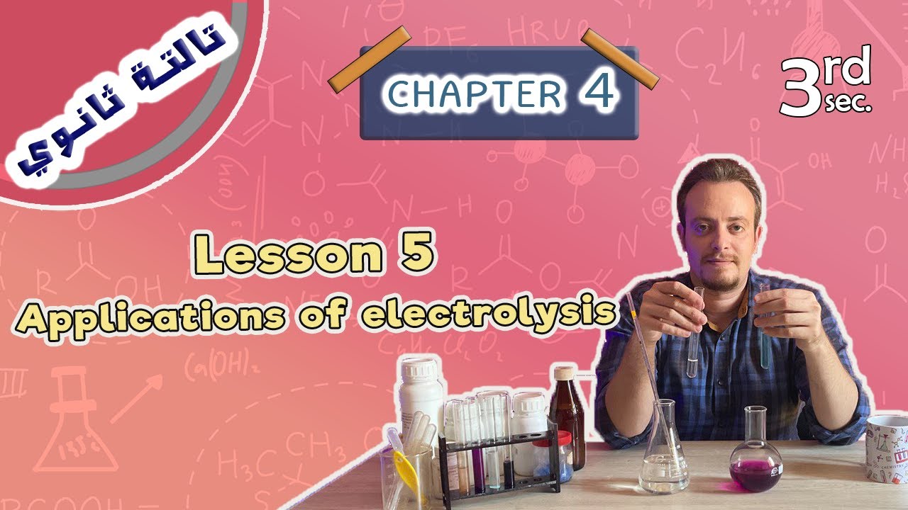 Chem - sec 3 - chap 4 - Lesson 5  - applications of electrolysis