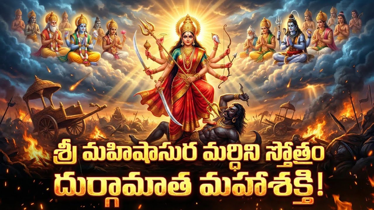 శ్రీ మహిషాసుర మర్దిని స్తోత్రం | Powerful Durga Stotram |🕉️🙏