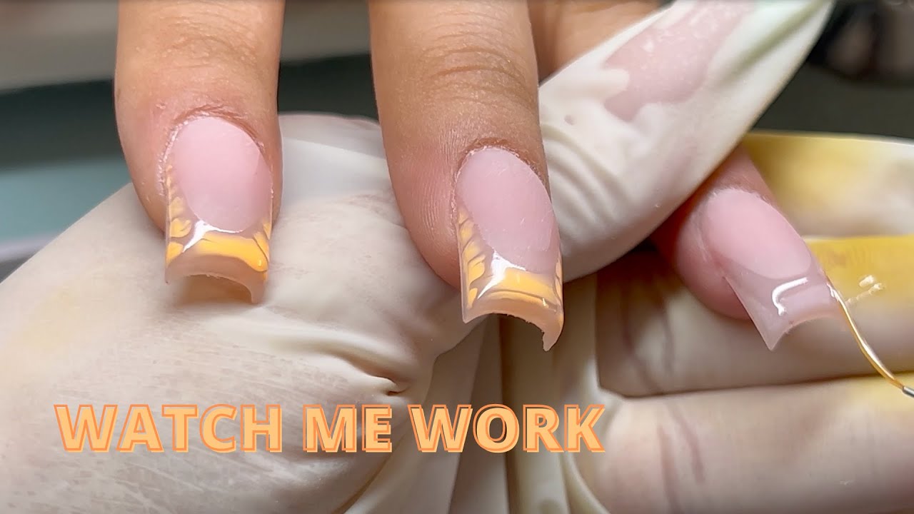 Watch Me Do Nails | Acrylic Nail Tutorial | Lauhzar