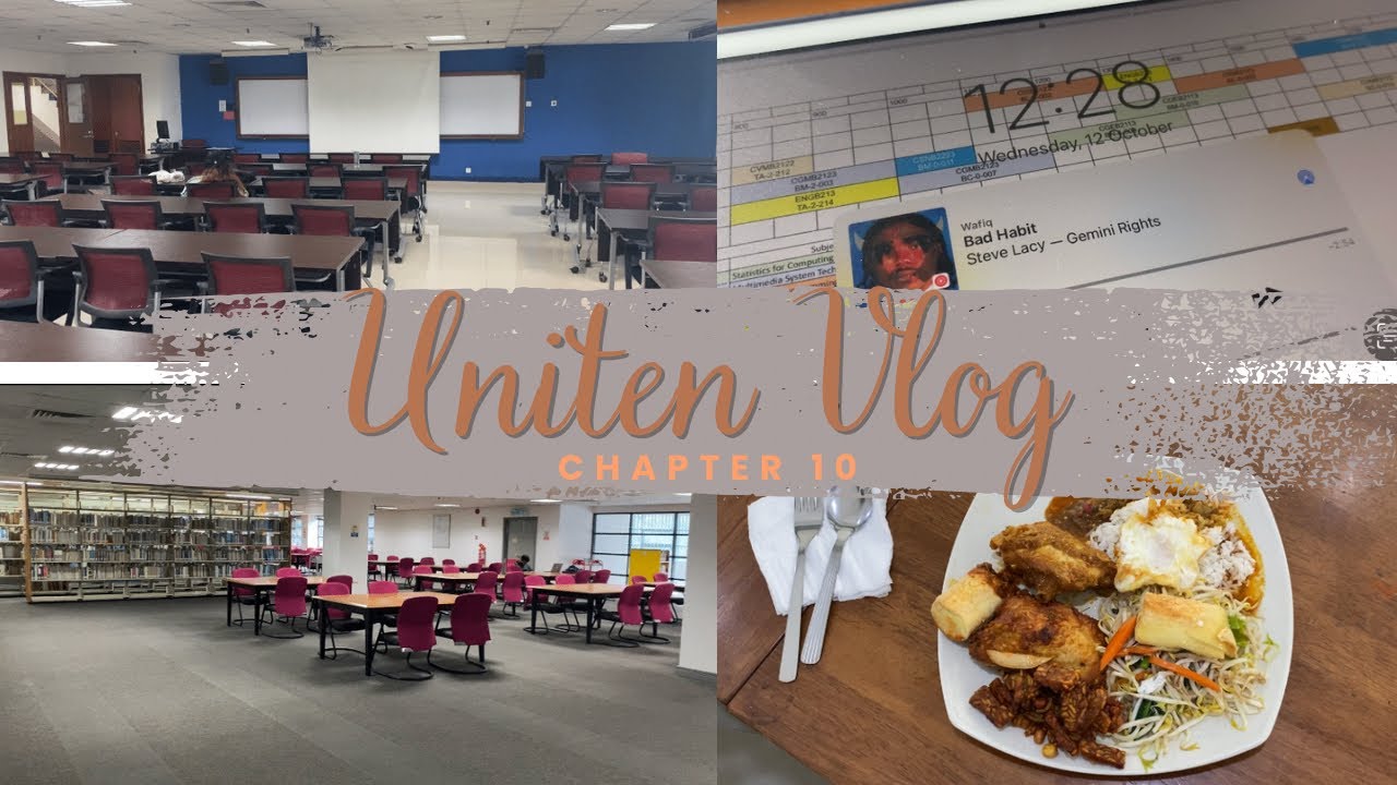 UNITEN vlog #10 2nd floor Library | Cafe