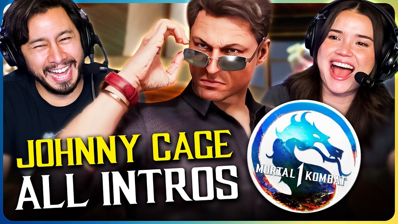 Mortal Kombat 1 - ALL JOHNNY CAGE INTROS Reaction