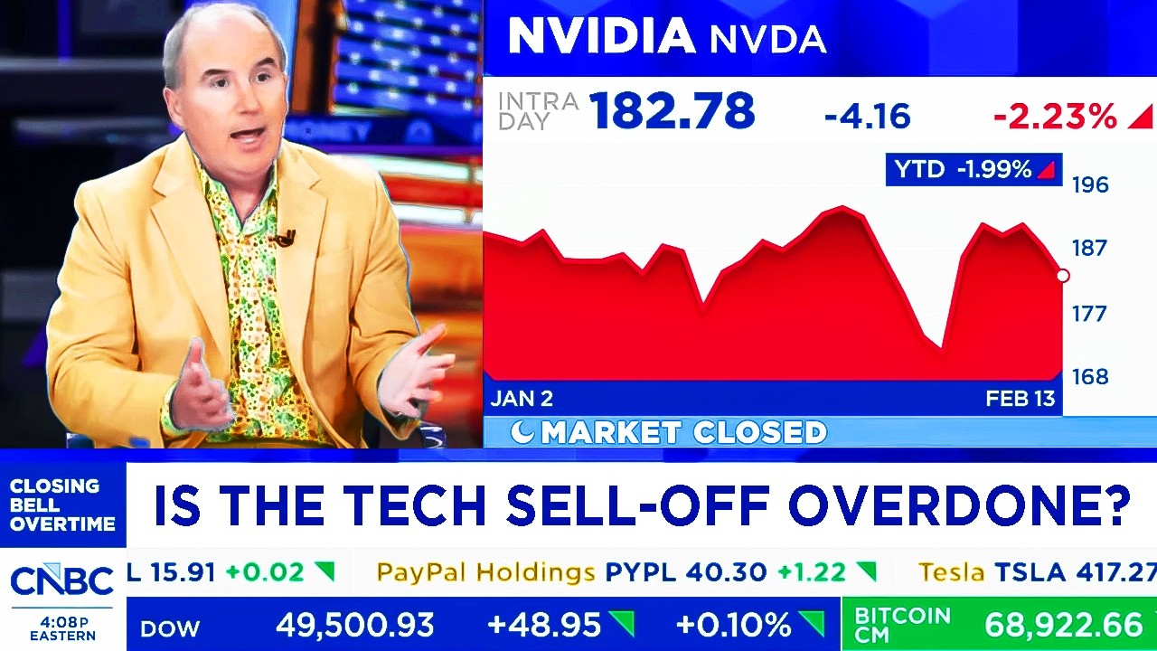 CNBC и Bloomberg о состоянии акций NVIDIA и компаний-разработчиков программного обеспечения &mdash; NVD...
