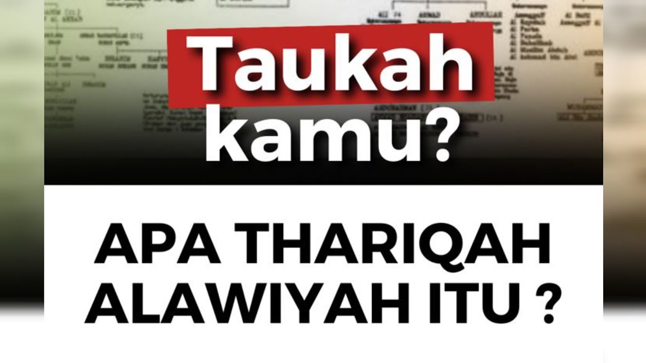 Apa Thariqah Alawiyah itu❓ #TaukahKamu #NabawiTV