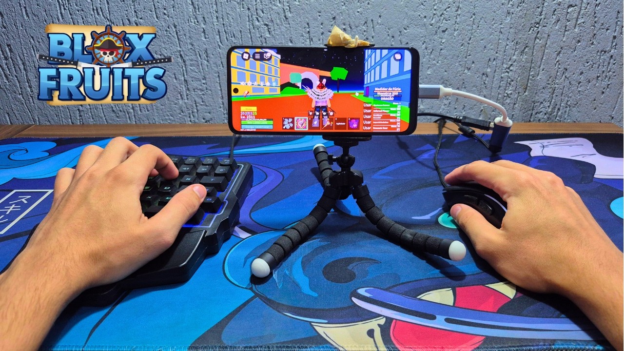 Transformei Meu Celular Em Um Computador Pra Jogar Blox Fruits (é apelão?)