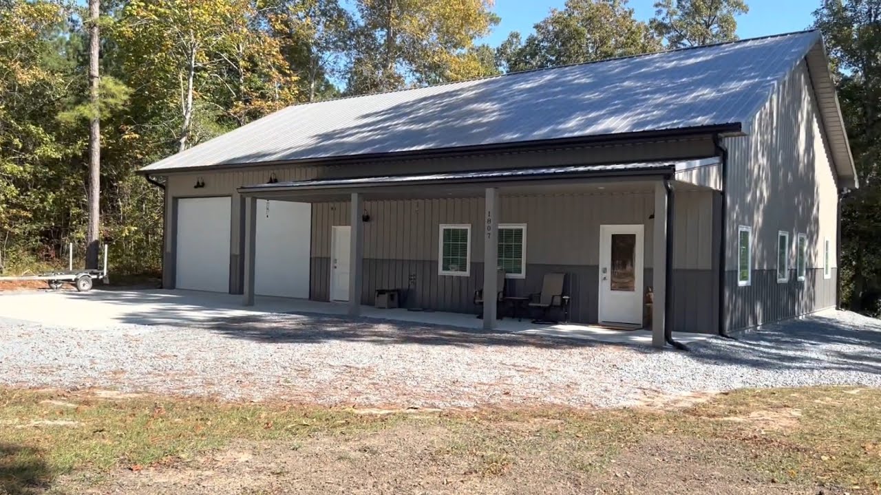 40X60 Worldwide Steel Metal Building Inside Tour