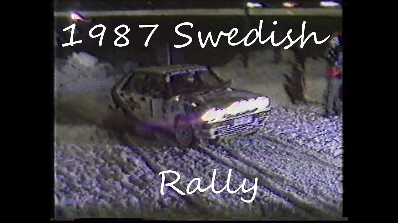 Ралли Швеции 1987 года