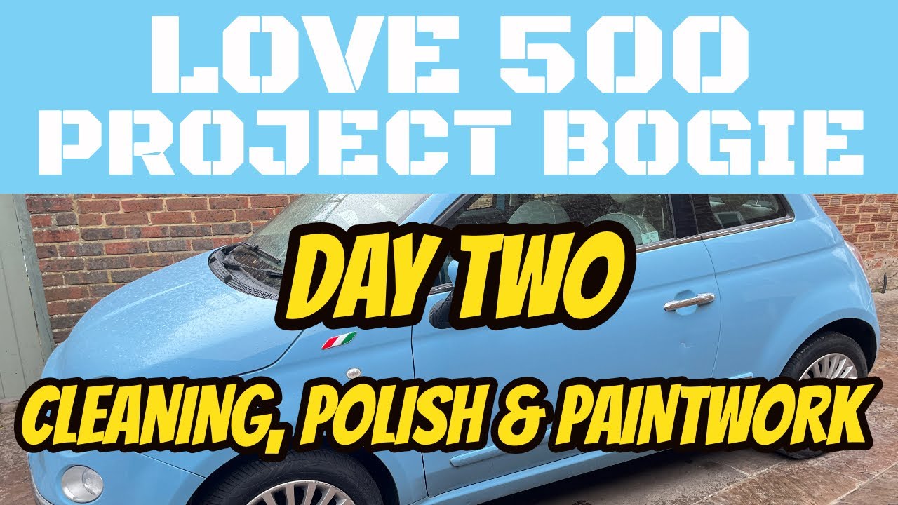 Project Bogie - Day 2 - Let's get it finished! HPI Clear Stolen/Recovered Fiat 500 Lounge