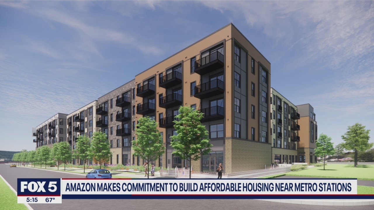 Amazon to build affordable housing near transit stops in DC, Maryland | FOX 5 DC