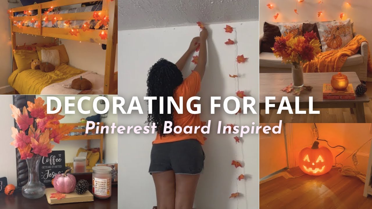 Cozy Fall Bedroom Makeover 🍂 Turning My Room into My Pinterest Board