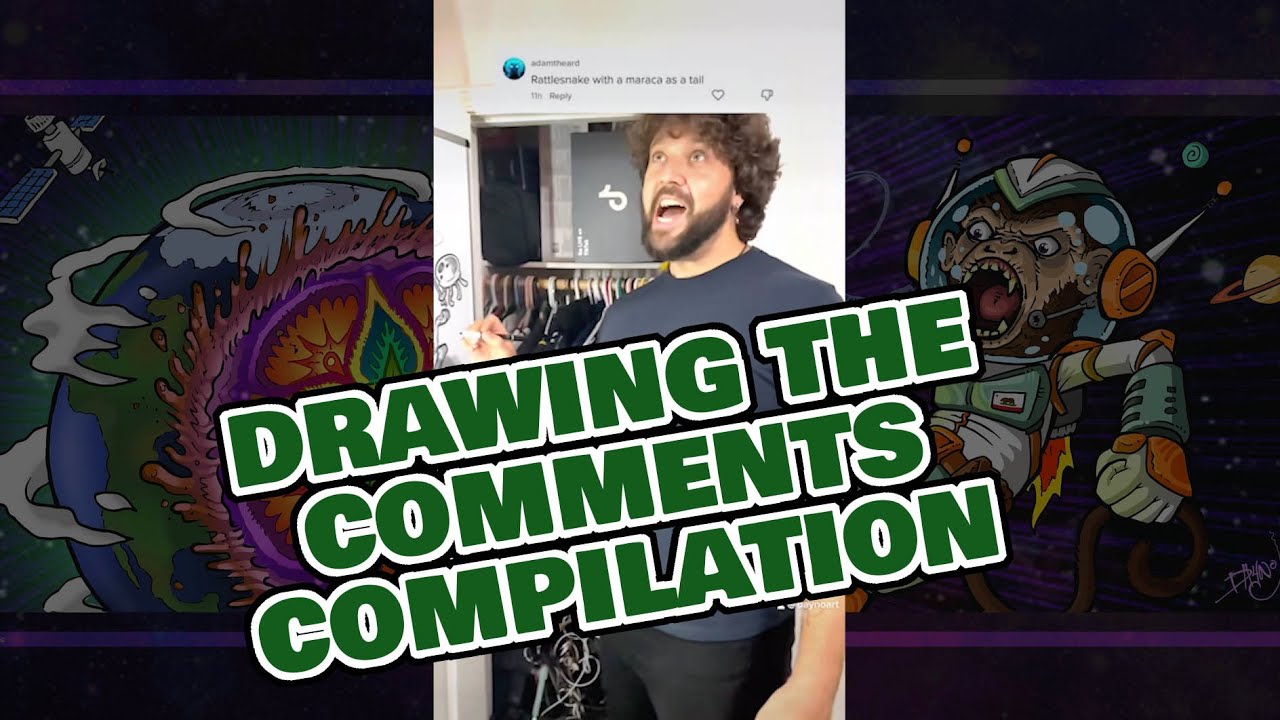 DRAWING THE COMMENTS COMPILATION - daynoart