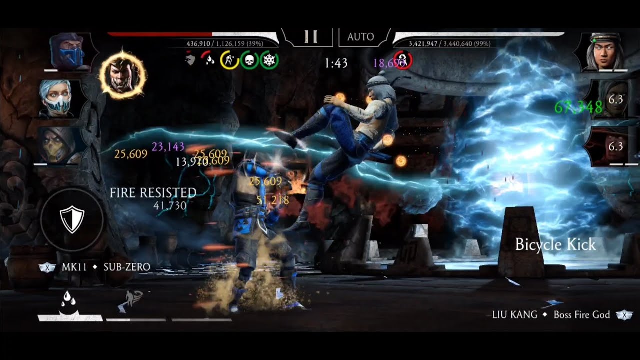 MK Mobile. Elder Wind Fatal Tower Boss Fight 200