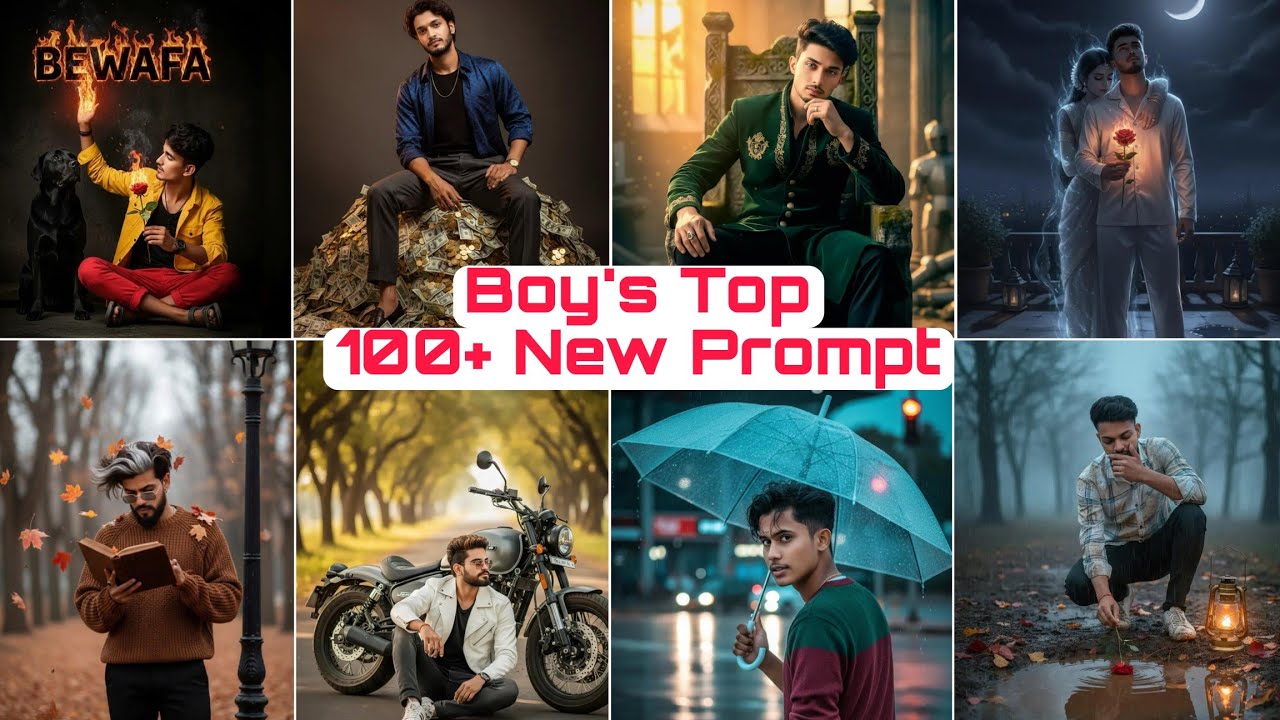 Top 100+ New Trending Gemini Prompt | Unlimited Gemini Ai Prompt | Boy's 100 Top Prompt