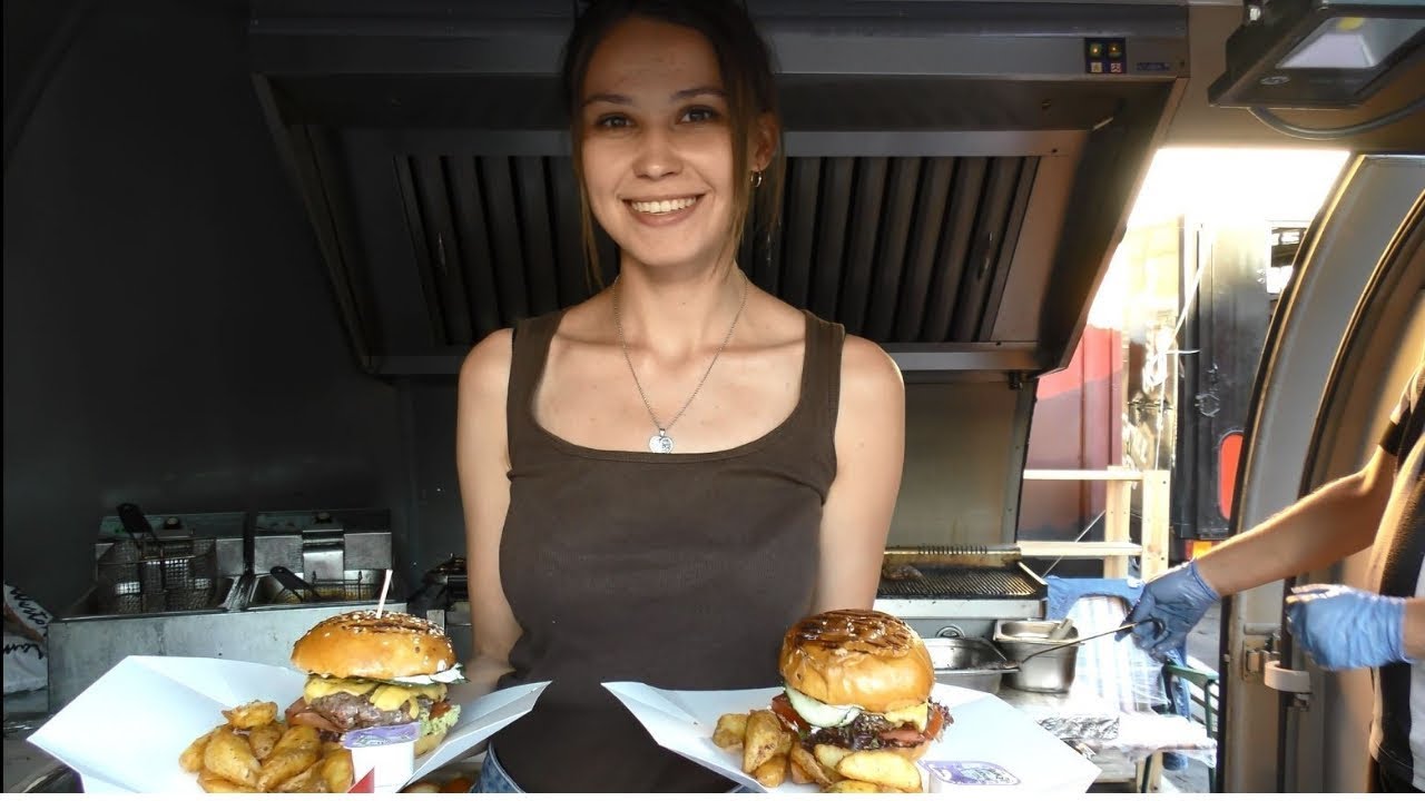 Yummy Burgers in Minsk. Street Food from Belarus