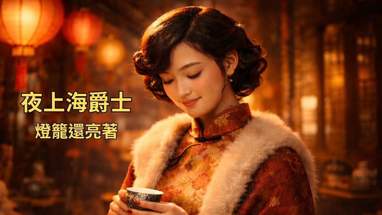 夜上海 Jazz｜燈籠還亮著｜1940s–1950s Old Shanghai Jazz｜Vintage Chinese Jazz