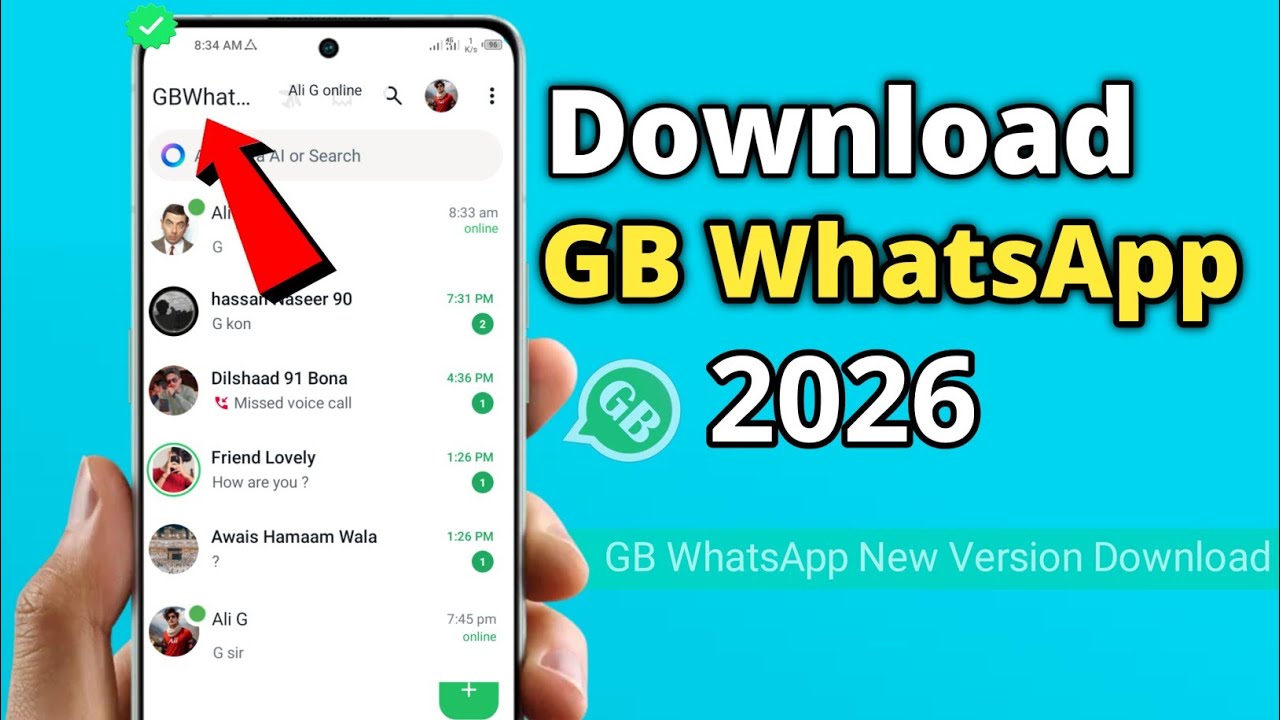 GB Whatsapp New Update 2026 ✅(100% Working) | How to Download GB Whatsapp Latest Version 2026