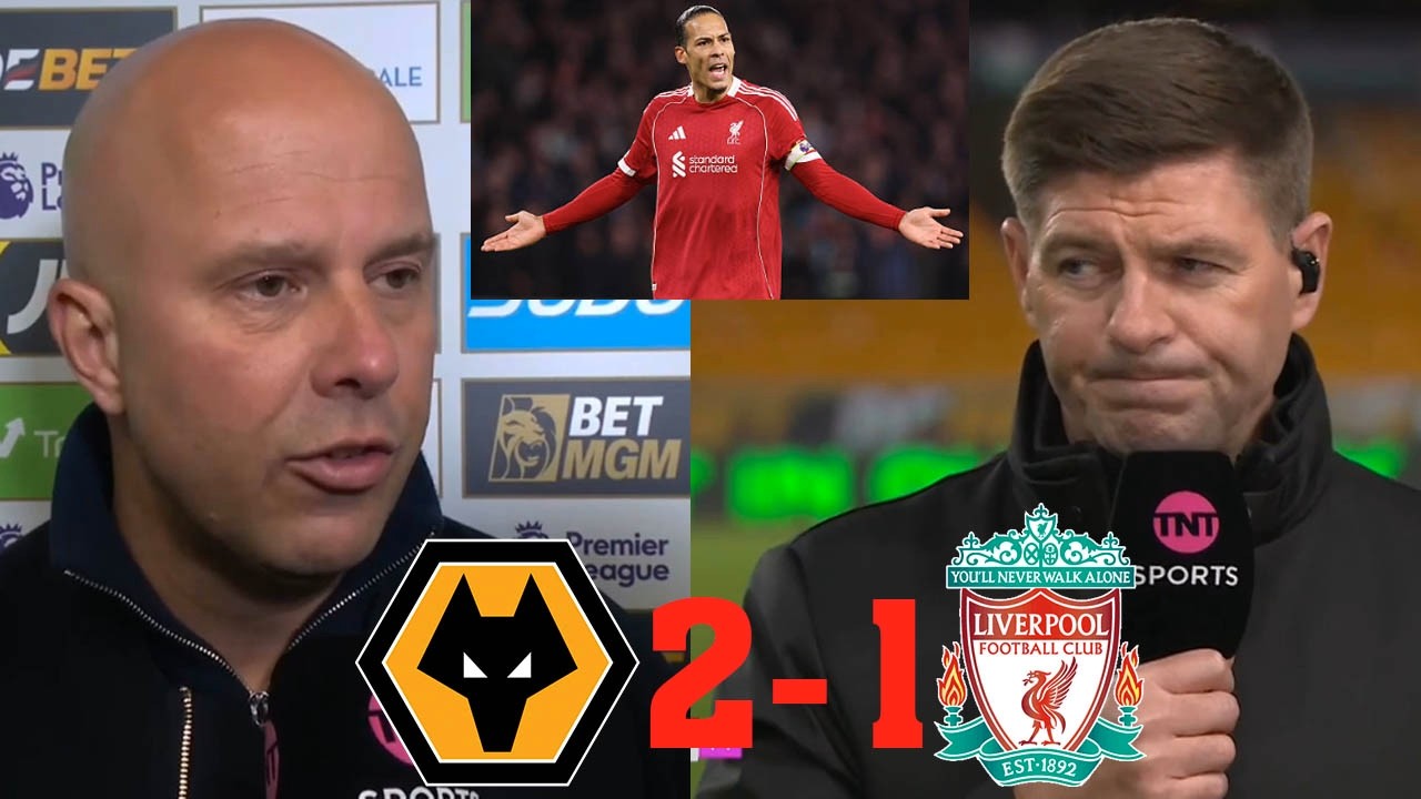 Wolves vs Liverpool 2-1 What Arne Slot And Virgil van Dijk Said On His Defeat🤬 Gerrard Reaction