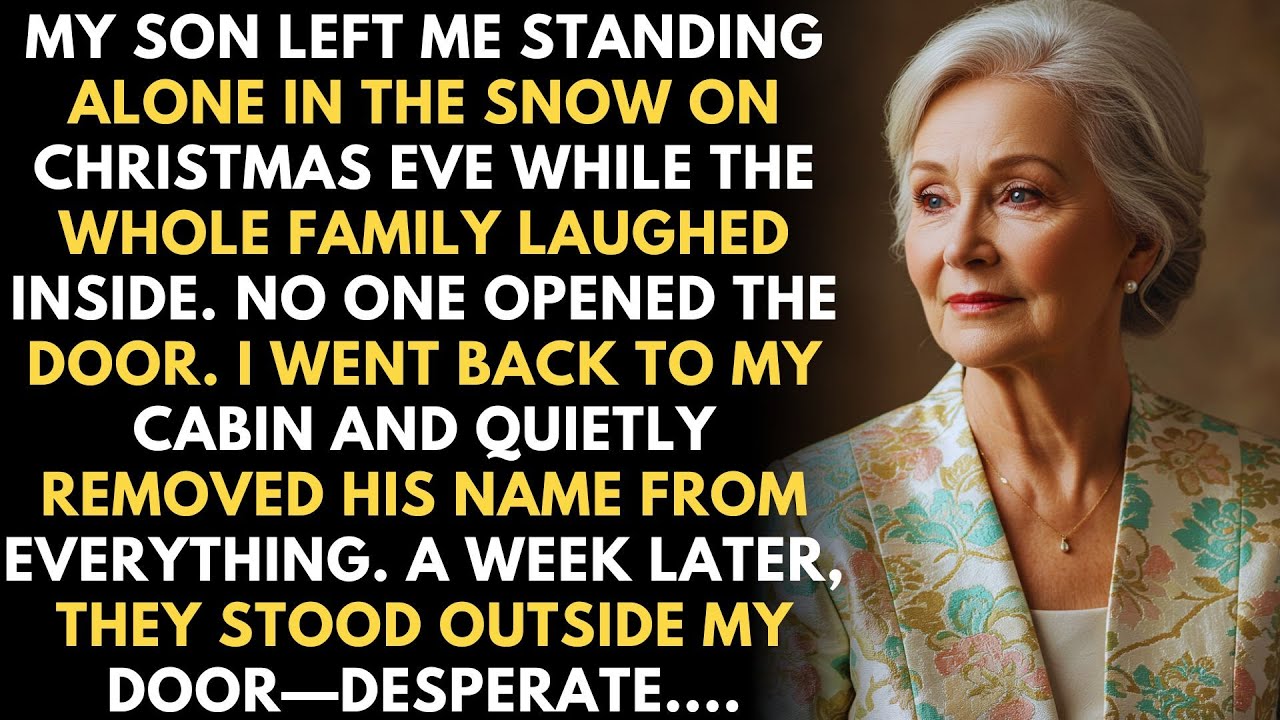 On Christmas Eve, My Son Let Me Stand Alone In The Snow — So I Took Everything Back