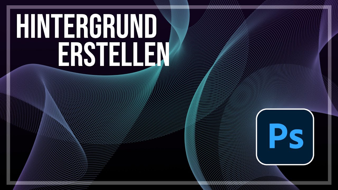 Hintergrund mit abstrakten Linien erzeugen | Photoshop Tutorial Deutsch