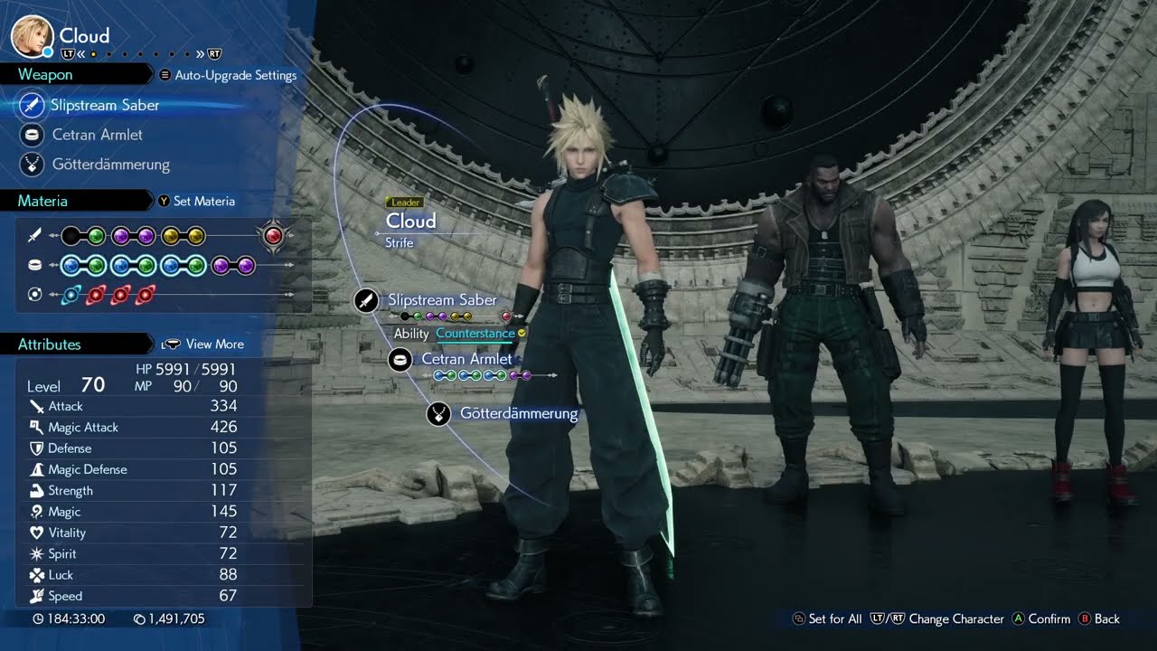 Final Fantasy VII Rebirth - 203 Hard Story