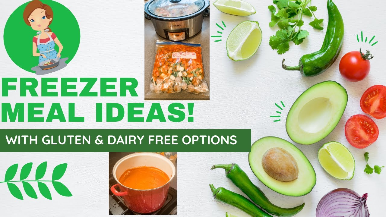 GLUTEN AND DAIRY FREE FREEZER COOKING // FREEZER COOKING GLUTEN FREE // DAIRY FREE FREEZER MEALS