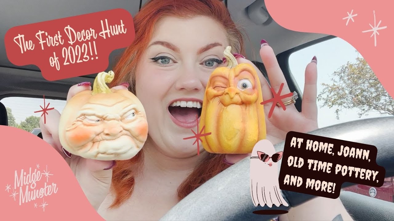 HALLOWEEN DECOR HUNTING JUNE 2023! | At Home, Joann, Spirit Halloween, Old Time Pottery, & Thrifting