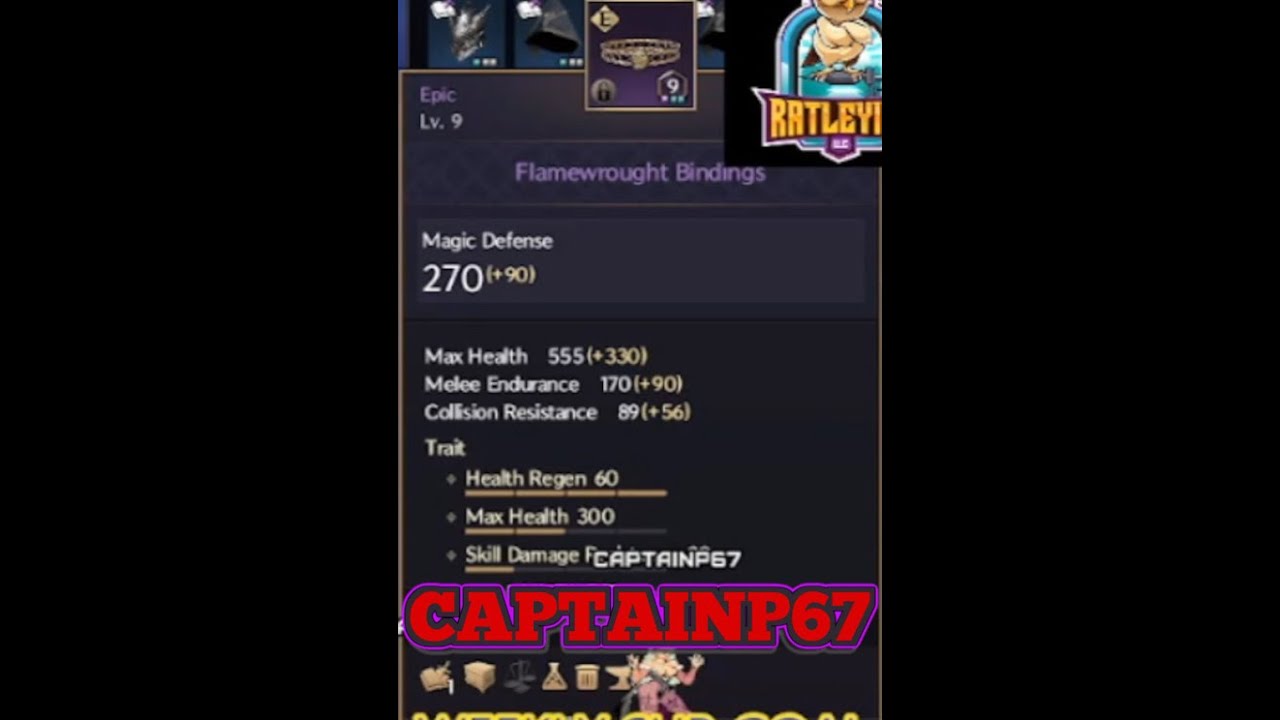 THRONE AND LIBERTY: FLAMEWROUGHT BINDINGS EPIC ITEM OVERVIEW