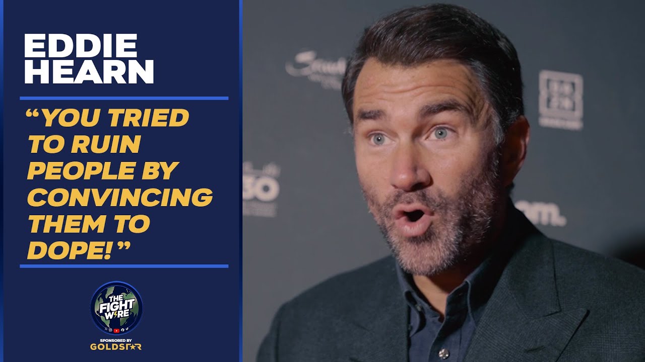 Eddie Hearn SLAMS "TOXIC HYPOCRITE" Victor Conte | The Fight Wire: Launch Interview
